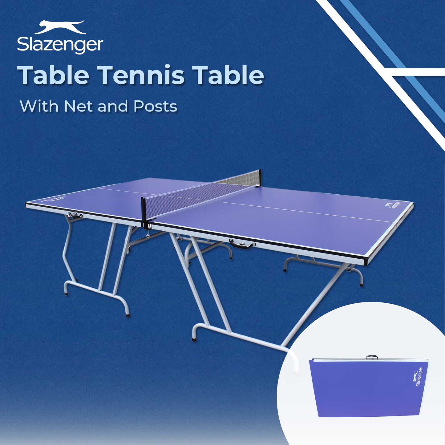 Slazenger Table Tennis Table with Net