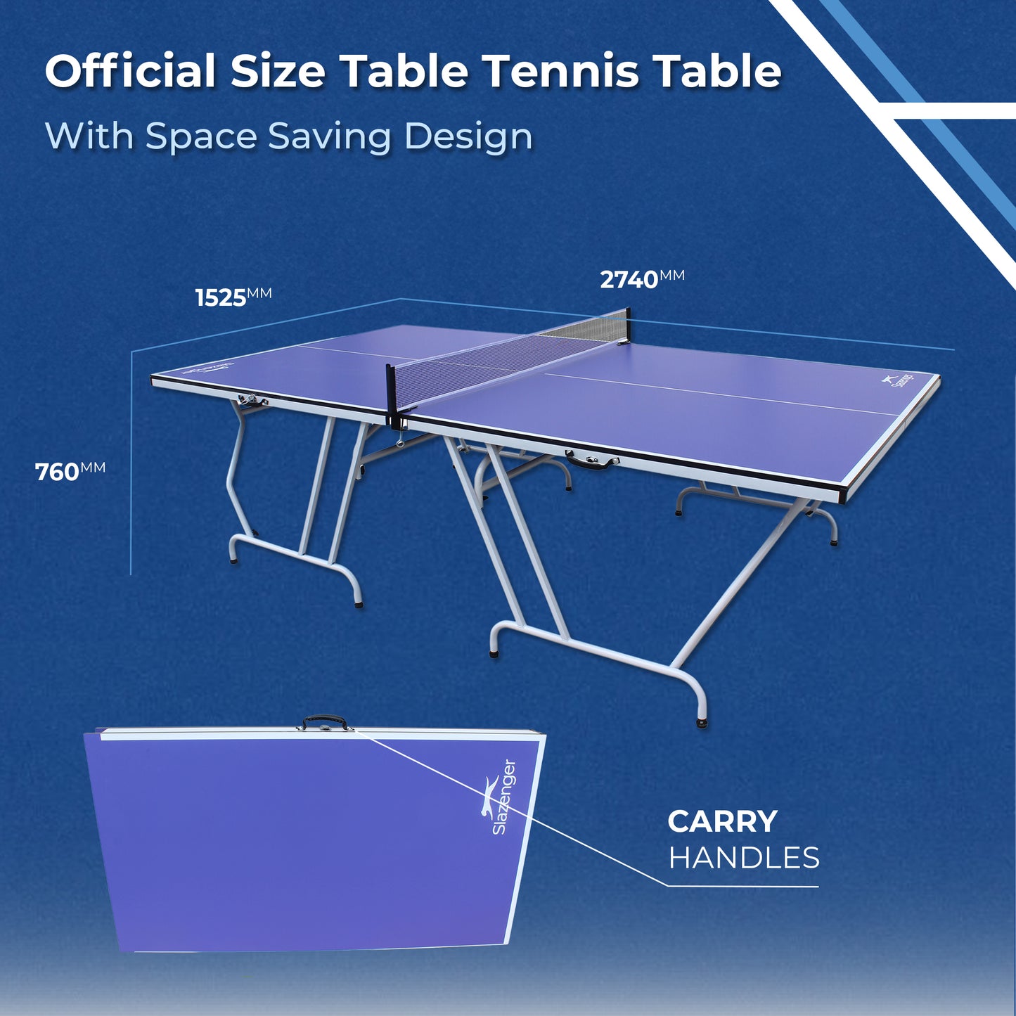 Slazenger Table Tennis Table with Net