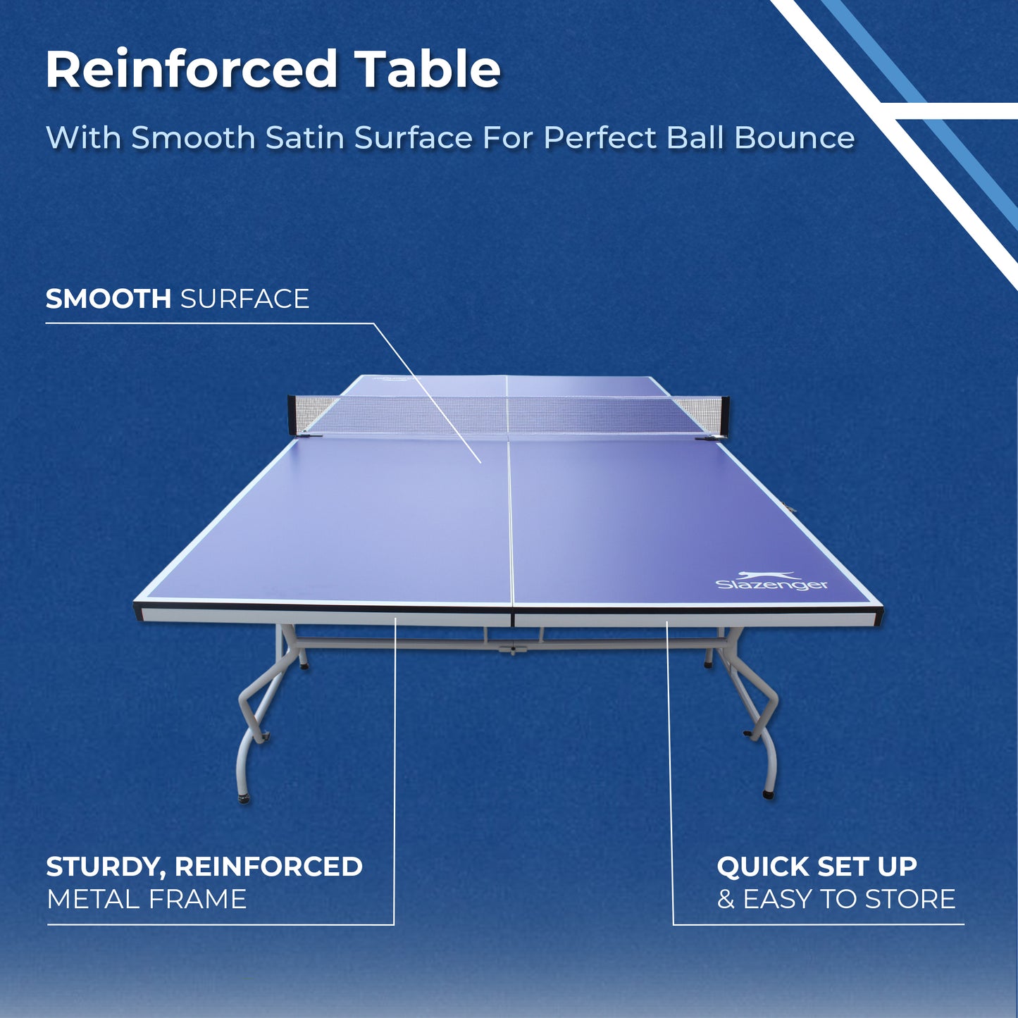 Slazenger Table Tennis Table with Net